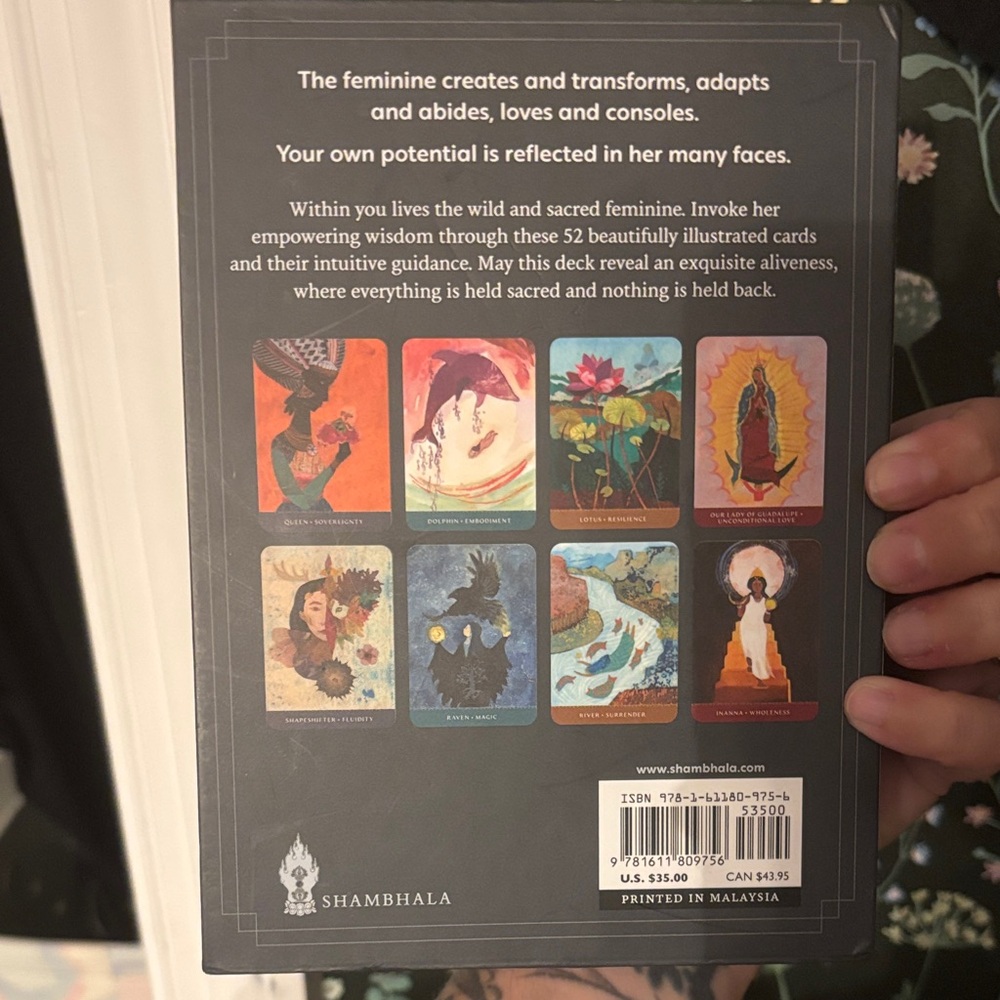 The Wild & Sacred Feminine Deck - Gray and Red - Picture 3 of 3